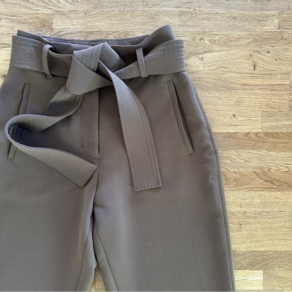 Wilfred Pants - Wilfred Cropped Tie-Front Pants in Peppercorn Grey